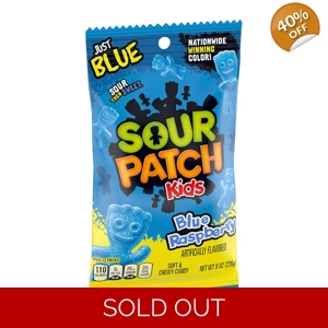 Sour Patch Kids Blue Raspberry - 226g Bag